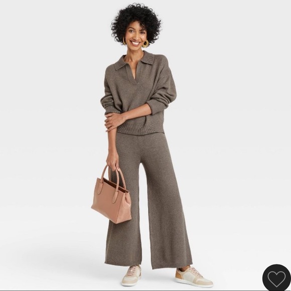 a new day Pants - A New Day Mid Rise Wide Leg Sweater Pants in XS. *NWT*